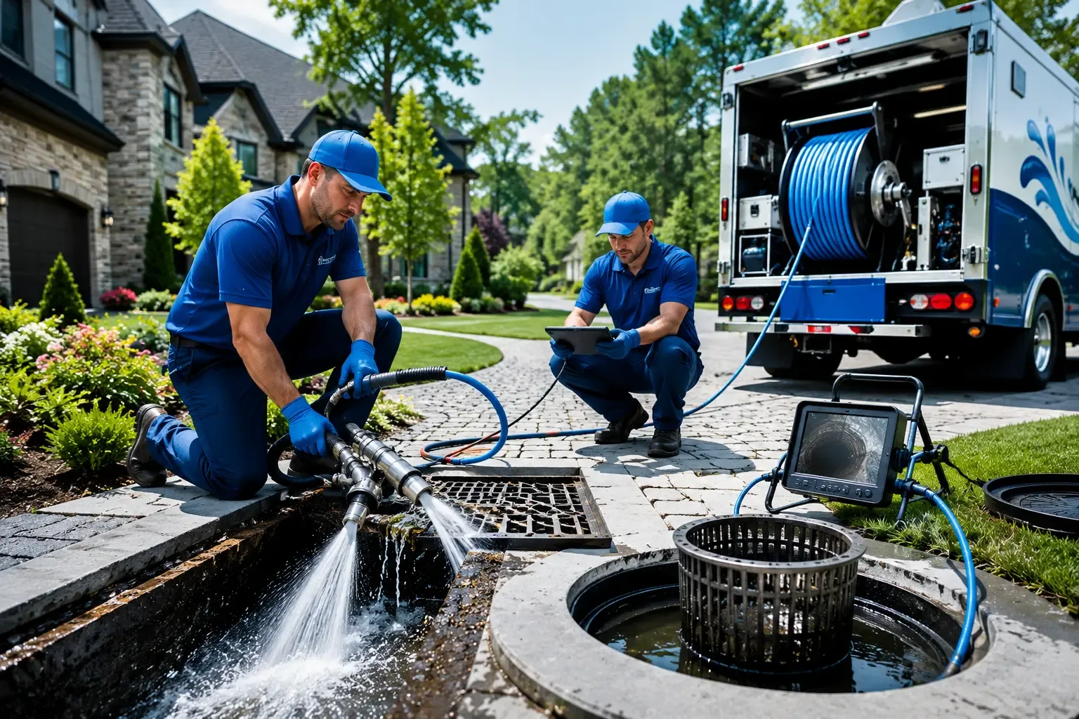 Local outdoor drain cleaning professionals in Saint Clairsville, OH
